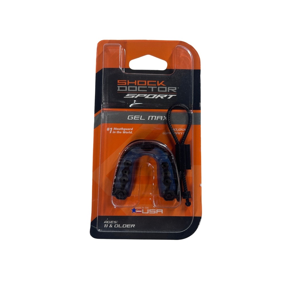 Shock Doctor Gel Max Mouthguard - Ages 11+ -‎ Mouth Guard NEW